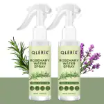 Qlerix Rosemary Water Spray For Hair Growth (100 ml) | Hair Spray for Regrowth | Rosemary Hair Mist | Adds Shine | Helps Reduce Hairfall | Strengthens Hair | Suitable For All Hair Types | Women & Men (Pack of 2)