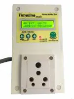 THUSE Timeline Plastic Washing Machine/Water Heater Multi-event Timer with Surge Protection Up to 4000 Volts (White)