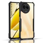 RJR Realme 11, Realme 11X, Narzo 60X 5G Cover | Camera Protection Shockproof Bumper-Edge | Acrylic Crystal Clear 360 Degree Protection TPU+PC | Transparent Eagle Back Case Cover (Black)