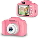 WIFI COLLECTION Kids Digital Camera, Christmas Birthday Gifts for Girls Age 4+ to 15, HD Digital Video Cameras for Toddler, Portable Toy for 4+ 5 6 7 8 Year Old Girl (Pink-Without SD Card)
