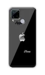 STORESOME Realme C15 Multicolor Lightweight, WaterProof, Anti Scratch Apple Theme Back Cover