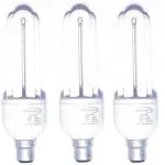 SKYBRIGHT 20 W U-Tube B23 CFL Bulb (White, Pack of 3)