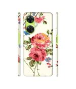 Casotec Vintage Painting Flower Design 3D Printed Hard Back Case Cover for OnePlus Nord CE 3 Lite 5G