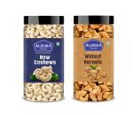 Aldeira Dry Fruits Combo Pack: Cashews & Walnuts Mix, (400g x 2) Combo Pack of 2 | Fresh & Healthy