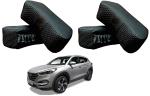 Kozdiko Black Car Neck Pillow Cushion For Hyundai Tucson (Pack of 4)