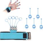 Whinsy Exerciser Hand Yoga Resistance Band Finger Expander Finger Extension Exerciser Climbing Finger Strengthener Guitar Finger Stretcher