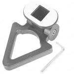 CARIZO Tow Hook Kit (Triangle - Black) Car Decorations Sticker Car Decor Bumper for Auto Exterior Accessories (Only Decoration) Compatible with Mahindra Scorpio (2022)