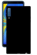 LazyLion Samsung Galaxy A7 2018 Black Silicone Shockproof Phone Case, Ultra Safety with Soft Feel (Pack of 2)