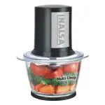 Inalsa Multi Chop Electric Vegetable & Fruit Chopper (Main Unit|Processing Bowl|Detachable Double Layer SS Blade|Warranty Card.)