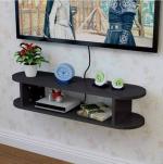 AR SABRI SHOPEE Arif Rao Shopee Arif Rao Black Engineered Wood Wall T.V Set Up Box Stand And T.V. Entertainment Unit