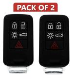Cloudsale Car Key Cover For Key Cover Volvo 5 Button Car Key (Pack Of 2)