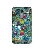 Casotec Crazy Design Printed Silicon Soft TPU Back Case Cover for Micromax Canvas Evok Power Q4260