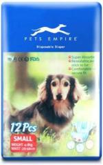 Pets Empire Pet Soft Pet Disposable Female Puppy Dog Diaper Small 26-46cm ,12 pcs