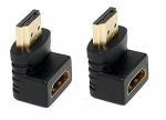 Royalcool HDMI Male to Female Converter Connector Adapter For HDTV, Plasma TV And LED