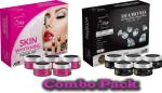Blu Lady - Herbal Wax Diamond & Skin Whitening herbal facial kit combo dull and oily lotusglow skin (2 x 275 ml)