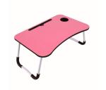 MIWO PINK Laptop Table Portable (Finish Color - PINK)