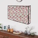 Star Weaves LED TV Cover For TCL 79.9 cm 32 Inch, 32S65A, Black - KUM157|Cover| Pillow Cover| Table Cover||Home Accessory|Home Appliances Accessory|Appliances Cover|Home Appliances Cover|led tv Cover|