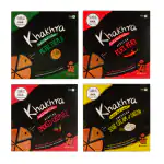 Svaras Khakhra | Premium Assorted Flavours | Methi Thepla, African Peri Peri, Mexican Smoked Chipotle, American Sour Cream & Onion | 200g combo pack of 4