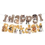 Festiko 1 Pc Happy Barkday Banner With Ribbon For Dog's Birthday, Dog Birthday Decorations, Pet Birthday Decoration
