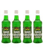 Food Essential Khus Flavour Sharbat 3 ltr. Pack of 4 (750 ml. each)