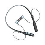 Appslite Mateband Bluetooth Wireless Neckband Earphones - 24H Playtime, Dual Equalizer Bass Boost Drivers, Metal Magnetic Earbuds - In Ear Earphones with Mic, Soft Earwings Eartips Design, Type C charging, IPX5 Waterproof (Smart Blue)