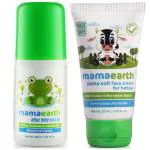 Mamaearth Almond, Lavender, Peppermint, Chamomile, Cocoa Butter After Bite Roll On and Milky Soft Face Cream for Babies (Pack of 2)