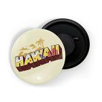 Dhcrafts Pink Metal Hawaii Printed Fridge Magnet, 5.8 Cm