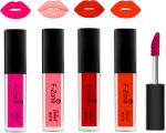 OUR BEAUTY Multicolor Kiss Proof Velvet Matte Liquid Lipstick 89, 16 Ml (Pack Of 4)