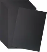 KRASHTIC Black Kraft Paper, 120 GSM, Thick, Made in India Kraft Paper for School Art Colored Paper Gift Wrappiing Paper