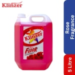 Klinzer Surface & Floor Cleaner Liquid 5ltr, Rose Fragrance | Multipurpose Cleaner Non-toxic & Eco-friendly | Ultimate Floor Cleaning Liquid: Powerful Floor & Surface Cleaner | 5 Ltr Refill Pack