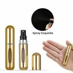 Dizaa Portable Mini Refillable Perfume Bottle, Travel Perfume Refill Bottle, Perfume Atomizer Container, Perfume Spray Bottle, Empty Spray Bottle for Traveling and Outgoing (pack of 2)
