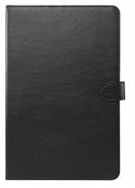 EasyTac Black Faux Leather Flip Case Cover For Samsung Galaxy Tab S6 Lite 10.4 Inch