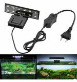 Vayinato Black Abs Super Slim Led Aquarium Light Plants Grow Lighting Creative Clip-On Lamp