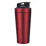 TRIBBO Steel Shaker Bottles for Protein Shake, Gym Bottles for Men Protein Shaker Bottle for Gym Shaker Bottles for Gym Bottle Gym Water Bottle for Men Shaker Steel Shaker Bottle (Red)