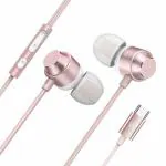 Wissenschaft JP53M Pink Type-C Bullets Earphones Magnetic Headphones