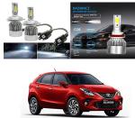 Feelitson White Car C6 H4 Compact Design 36W/3800Lm Led Headlight For Toyota Glanza (Pack Of 2)