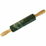Stri Marble Handcrafted Granite Marble Roti Roller , Rolling Pin , Belan With Wooden Handle