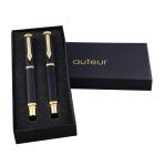 Auteur AUT03 Black Metal Black Ink Ball Pen (Pack Of 2)