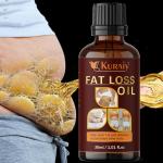KURAIY Fat Loss Oil Dissolve Fat Essential Oil for Whole Body Ginger Extract 30ml