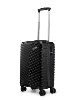 Stony Brook by Nasher Miles Valley Hard-sided Co-extrusion Polycarbonate Cabin Black 20 inch |55cm Trolley bag