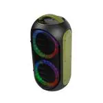 DM Bluetooth Party Speaker Bluetooth Speaker with Loud Sound & Rich Bass, 24H Playtime Portable Speaker for Home/Outdoor/Travel Black