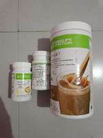 HERBALIFE NUTRITION AFRSH ENERGY DRINK LEMON 2 PCS FORMULA 1 CHOCOLATE