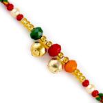 Tamirha Colorful Beads Rakhi with Bell