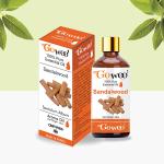 GO WOO 100% Pure Sandalwood Oil For Skin & Face, Best Therapeutic Grade For Aromatherapy 50ML