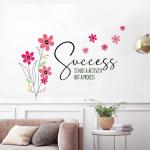 Vasl Vinyl Multicolor Motivational Quotes Wall Stickers Decals