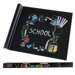 Scoobies Mr. ChalkBoard | With 5 Dustfree Chalk | Peel & Stick Self Adhesive Writing Board