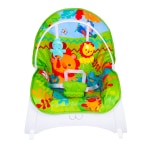 Baby Moo Infant To Toddler With Animals In Jungle Happy Baby Bouncer With Hanging Toys Green