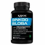 Kayos Ginkgo Biloba With Ashwagandha And Bacopa - 60 Capsules