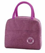 House of Quirk Insulated Small Lunch Bags Portable Thermal Cooler Tote Bag Picnic (Pink)