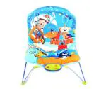 Luvlap Multicolor Magic Circus Baby Bouncer With Soothing Vibration And Music